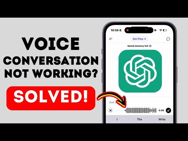 How To FIX ChatGPT Voice Conversation Not Working (2025)