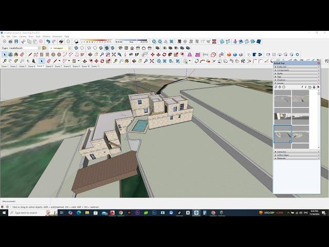 Sketchup Modeling For Beginners| SketchUp for architects | SketchUp exterior modeling