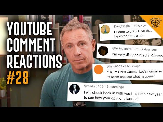 Chris Cuomo reacts to YouTube comments about Trump’s election