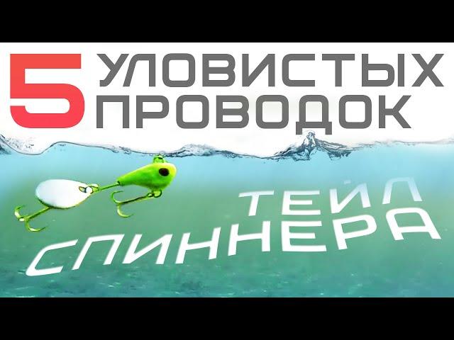 КАК ловить НА ТЕЙЛ СПИННЕР? ТОП 5 самые уловистые проводки на спиннинг