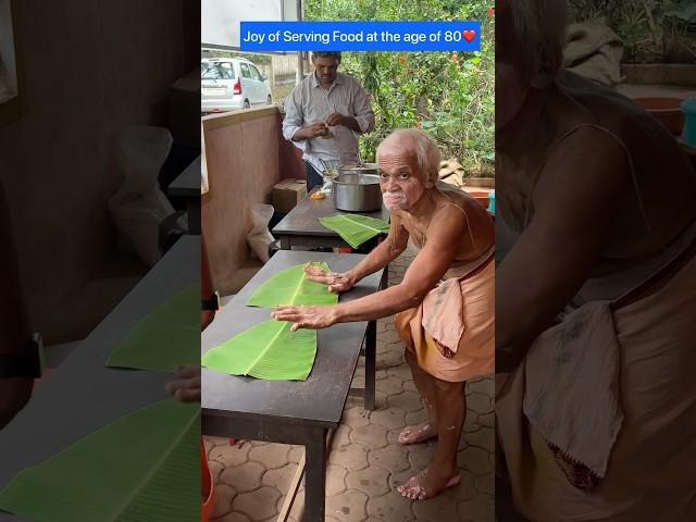 Ajja Ajji Hotel | Joy of Serving Food at the age is 80 | Must visit when you are at Udupi #shorts