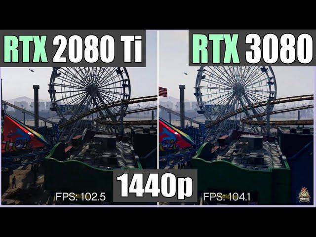 RTX 3080 vs RTX 2080Ti | GTA 5 | High Settings 1440p | Tech MK