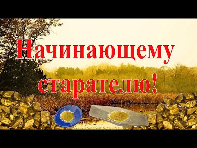 Начинающим старателям посвящается! (Коротко о главном)