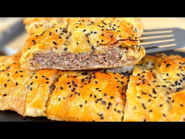 Потрясающе вкусный и простой Мясной пирог. Вы будете в восторге!Очень хочу, чтобы Вы это попробовали