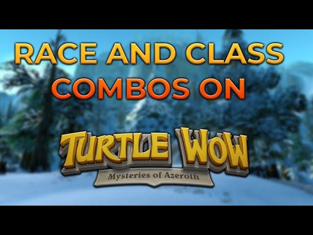 Race And Class Combos On Turtle WoW!