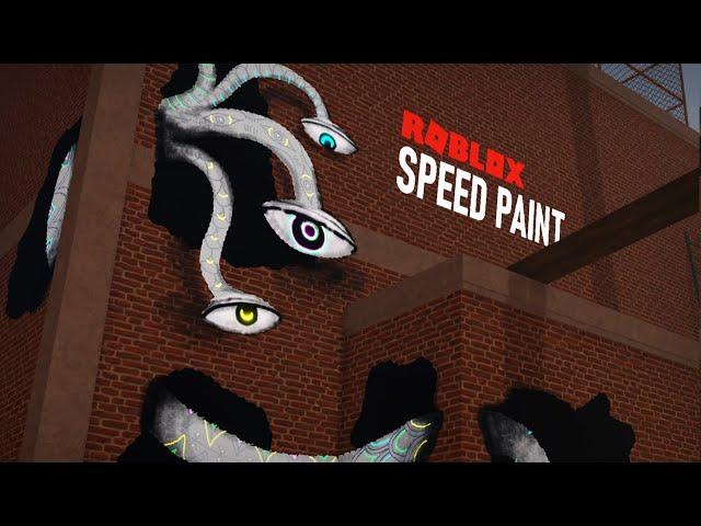 Creating a NEON SERPENT in Roblox (Illusion Art) | Roblox Spray Paint