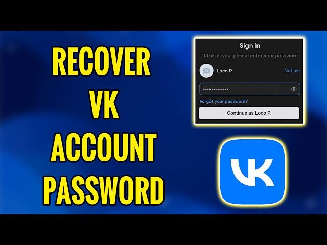 How To Recover VK Password If You Forgot 20223 | Reset VK Account Password | VK App