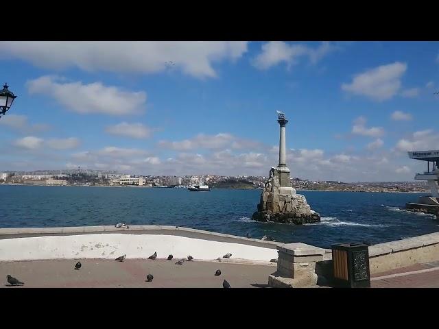 Sevastopol Embankment For the first time in Crimea April 2022