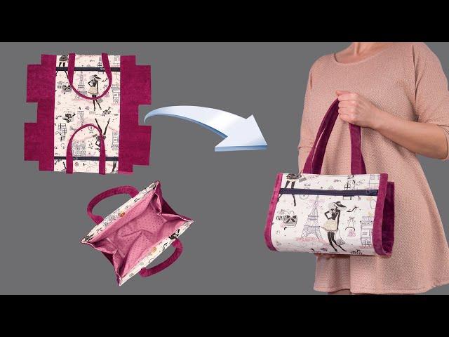 How to sew a cute handbag in the simplest way!