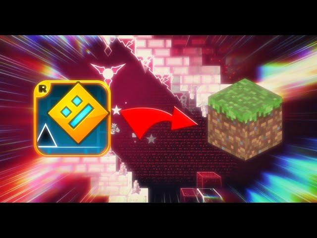 ELECTRODYNAMIX in MINECRAFT | Geometry Dash in Minecraft