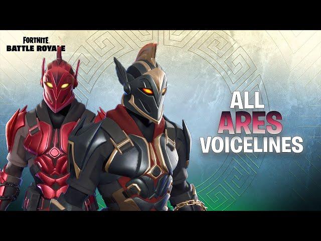 All Ares Boss Voicelines in Fortnite Chapter 5 Season 2 - Fortnite Bosses Voicelines