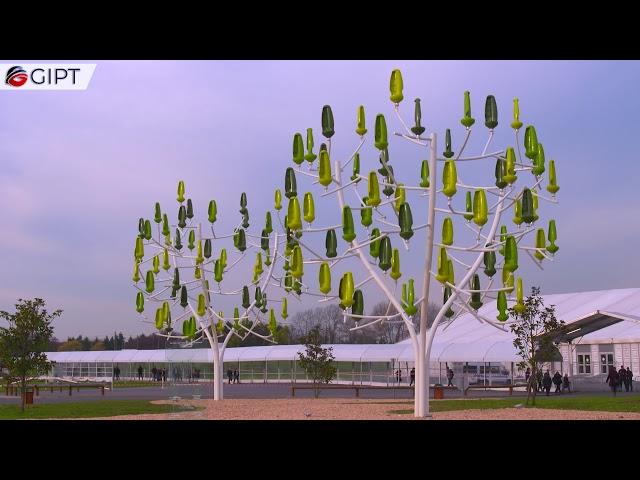 The Wind Trees From New World Wind Has The Shape Of A Tree And Generates Clean Wind Energy