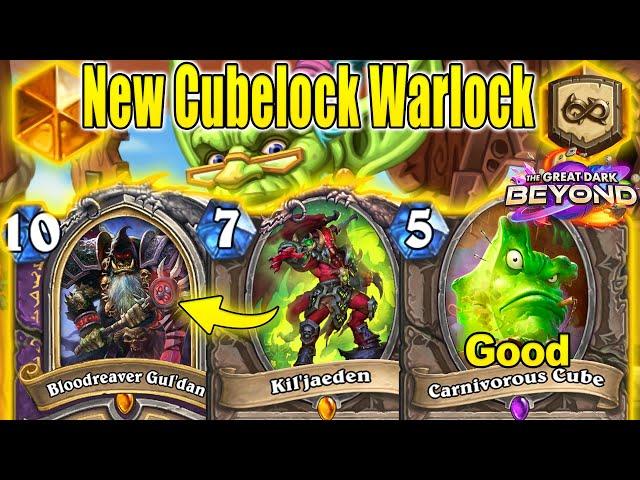 Cube Warlock 3.0 Deck Is Back From 2018 in 2024 Stronger At The Great Dark Beyond | Hearthstone