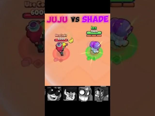 The Ultimate Showdown: Shade vs. Juju in Brawl Stars! #brawlstars #brawltalk #supercell  #shorts