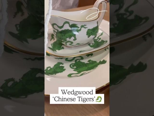 Gorgeous RARE Wedgwood ‘Chinese Tigers’ Bone China Unpacked Today 