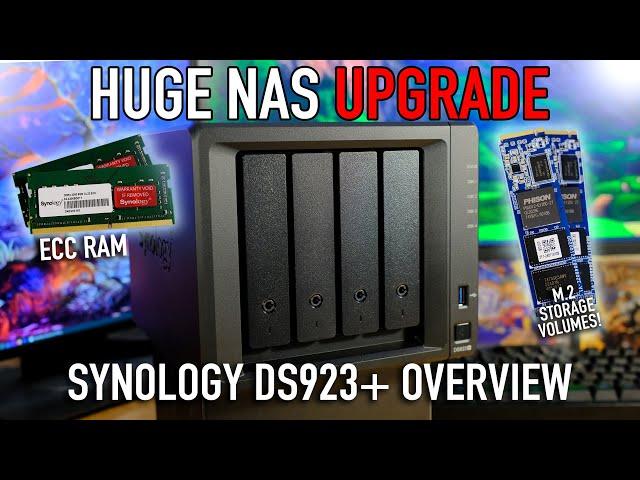 Huge NAS Upgrade: NVME Storage Pool, ECC Memory, 10 GbE: Synology DS923+ Overview