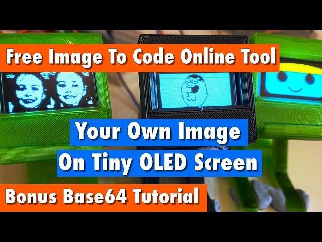 How to display your own custom image on a small OLED screen using our free tool