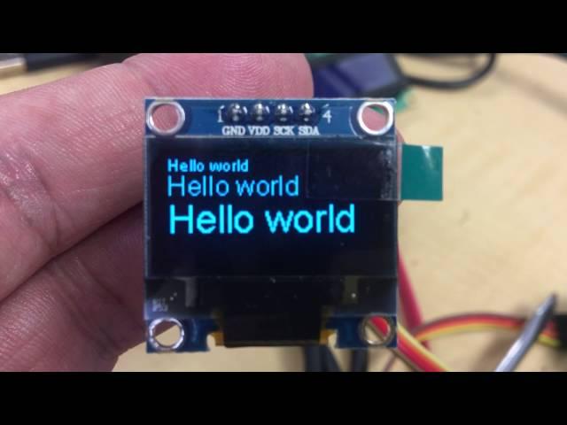 SSH1106 I2C OLED Display, running on NodeMCU - WHAT WORKED FOR ME.