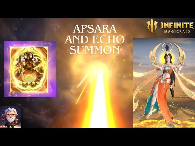 IMR Infinite Magicraid Apsara Summons Echo and combat testing