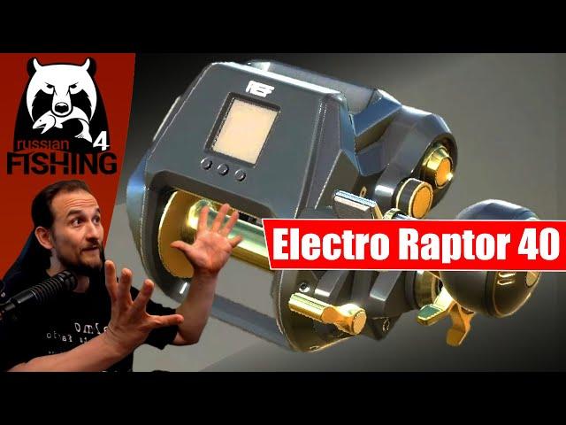 Russian Fishing 4 - Nordmeer - Reef Electro Raptor 40 - Was kann die Rolle?