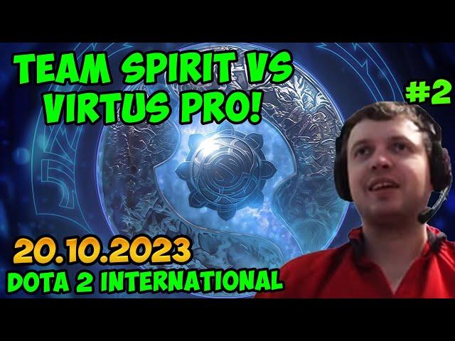 Папич комментирует Dota 2 International 2023! Team Spirit vs Virtus Pro! 2