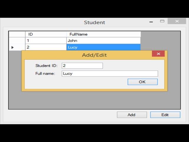 C# Tutorial - How to Get value from another Form | FoxLearn