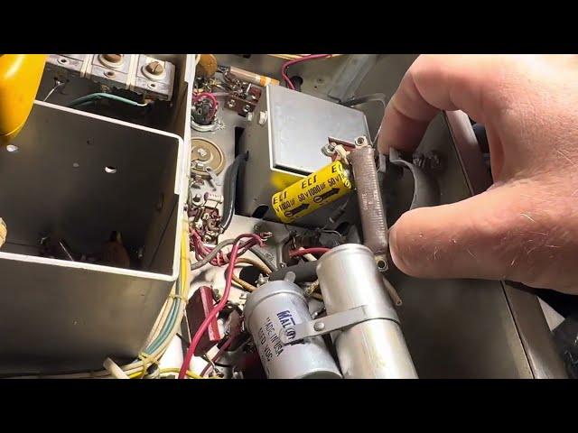 National NC–300 receiver, remove extraneous, power supply components restore power supply