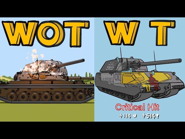 WOT MAUS VS WAR THUNDER MAUS