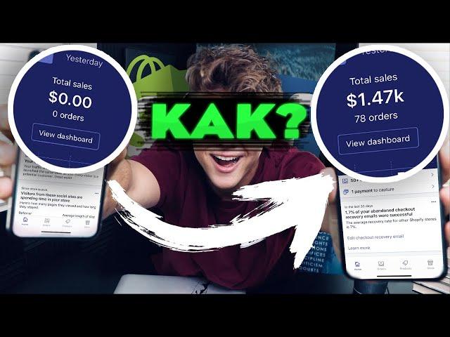 Как правильно настроить дизайн shopify дропшиппинг ?