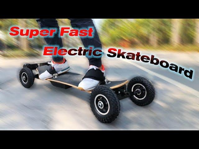 H2C 2 x 1650W Brushless Motors 4-wheel Electric Skateboard - Gearbest.com