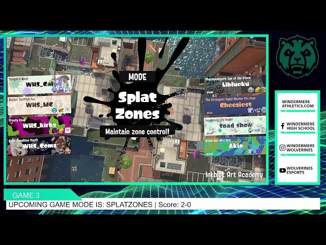 Wolverines Splatoon Lime V. Newark High School