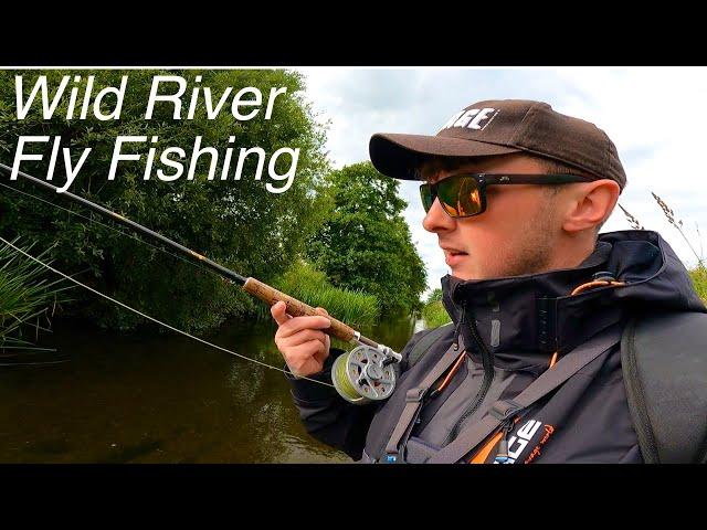 Fly Fishing on an Overgrown Wild Irish River for Brown Trout