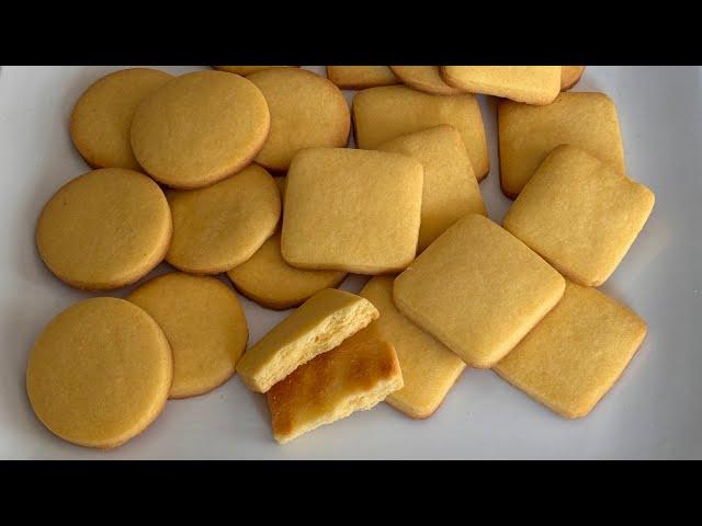 3-Ingredient Butter Cookies Recipe | How to make basic cookies