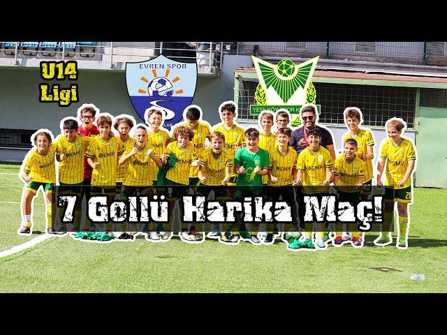 7 Gollü Harika Maç! U14 Ligi'nde Kıran Kırana Mücadele B. Evren - Yeşilköy