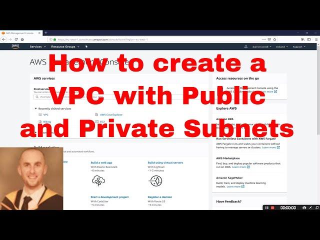 How to create a VPC with Public and Private Subnets