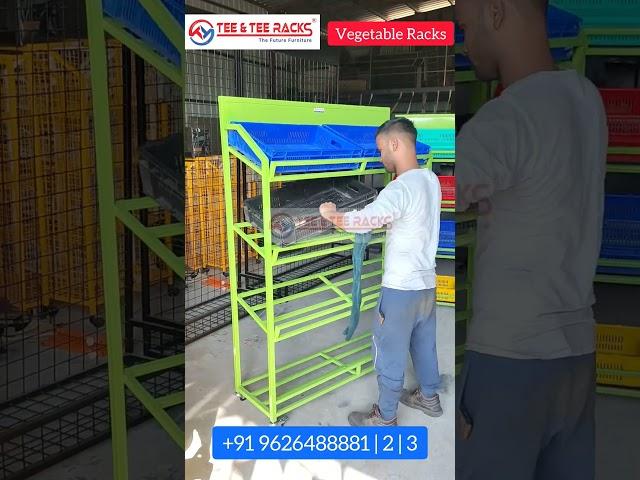 Moveable rack | Fruit rack | vegetable shop rack | vegetable rack
