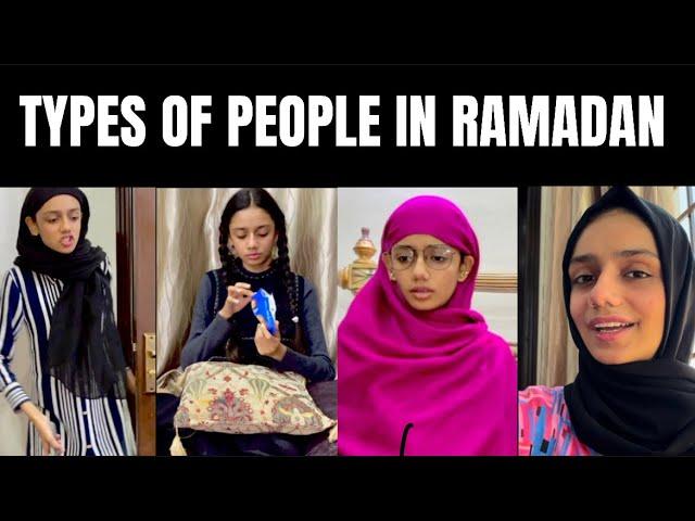 Types of people in Ramadan || Comedy Video || Zahra Nadeem