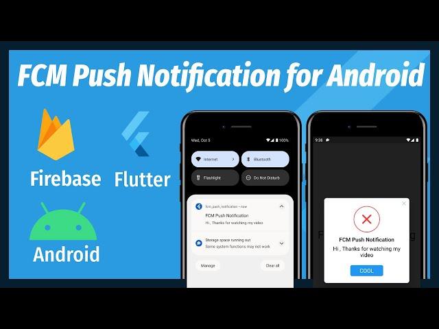 Flutter Firebase Cloud Messaging | Push Notification | Android Push Notification  | FCM