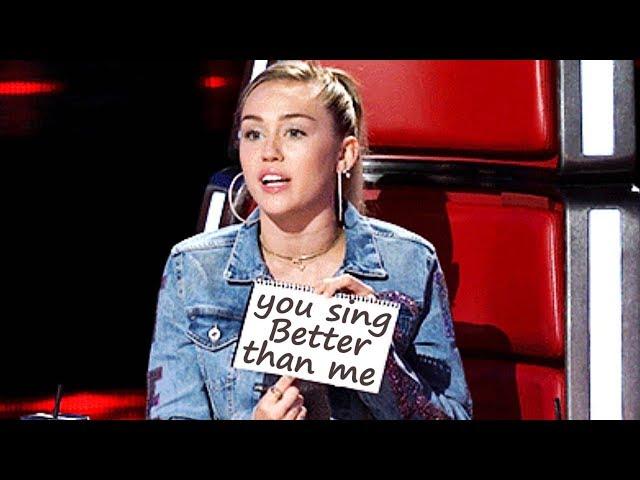 Best Wrecking Ball COVERS on The voice