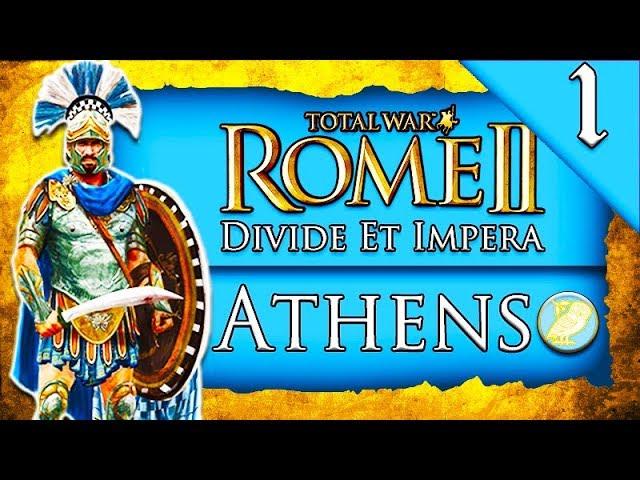ATHENIAN DEMOCRACY! Total War Rome 2: DEI: Athens Campaign Gameplay #1