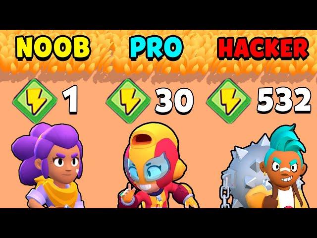 NOOB vs PRO vs HACKER - Brawl Stars