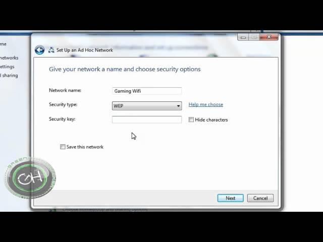 How To Setup Ad Hoc To Share File Or Play Lan Games