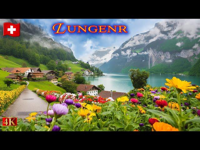 Lungern – Walking Through a Village Like Heaven on Earth (Spring 2024)