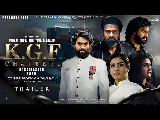 K.G.F: Chapter 3 - Hindi Trailer | Rocking Star Yash | Raveena| NTR Prabhas  #kgfchapter3trailer