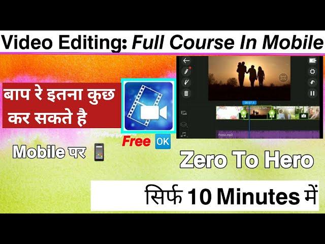 Professional Editing Tutorial From Power Director In Hindi Gaming&Tech Video  Editing Power Director