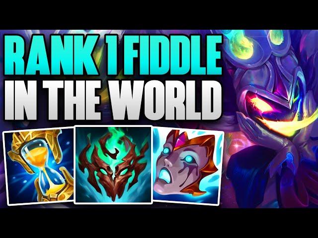 BEST FIDDLESTICKS IN THE WORLD INCREDIBLE SOLO CARRY GAMEPLAY! | CHALLENGER FIDDLE JUNGLE | S14