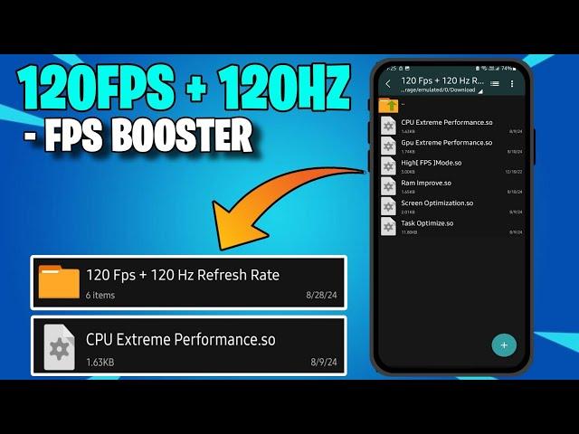 120 FPS + 120 Hz Refresh Rate Config File No-Root 100% Working