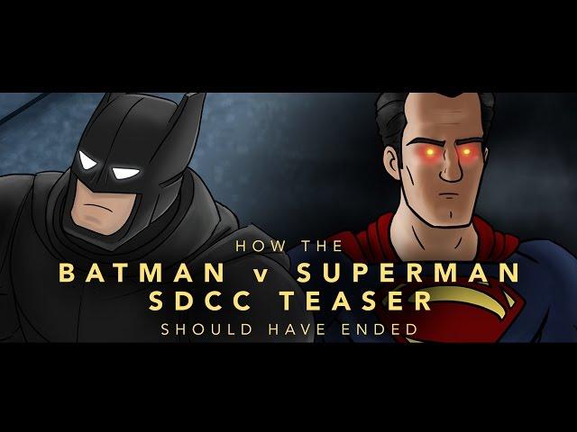 How The Batman v Superman SDCC Teaser Should Have Ended
