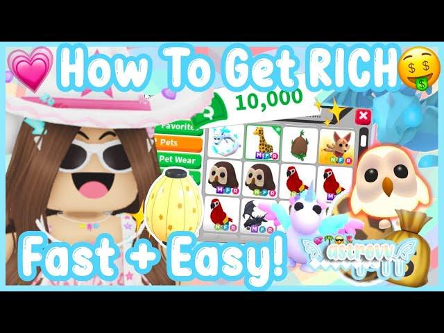 How To Get RICH In Adopt Me FAST and EASY! (Roblox) | AstroVV