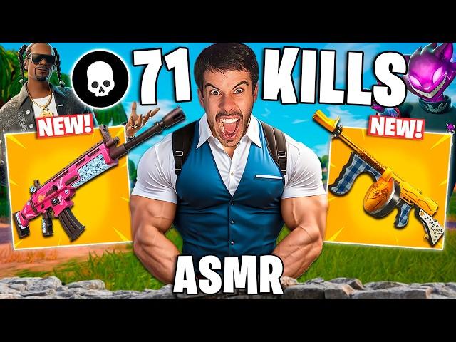 ASMR FORTNITE FAST MOUTH SOUNDS 71 KILLS  SOLO VS SQUAD (asmr controller sounds fortnite)